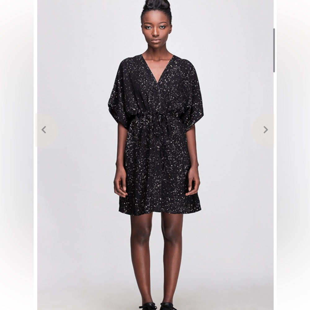 Galaxy Print Kimono Dress - Osei Duro Toss - Made in India - Size Small